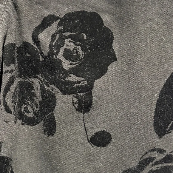 Wild Fable Black Floral Women Jeans Size 4 - Picture 2 of 6